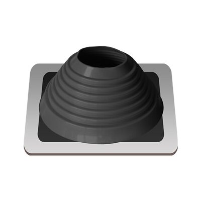 Уплотнитель кровельный №6 силикон 127-228 mm чёрный (black)