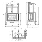 Топка Monoblocco EL 86 LH (Palazzetti)