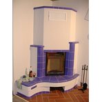 Каминная топка Kobok vertical 570 vd (высота дверцы 66 см, глубина топки 47,5 см)