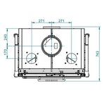 Топка Ecomonoblocco 86 S frontale (Palazzetti)