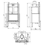 Топка Monoblocco EL 64 frontale (Palazzetti)