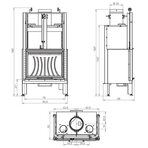 Топка Monoblocco EL 78 frontale (Palazzetti)