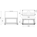 Топка Flat 121 (EdilKamin)
