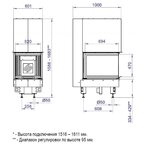 Каминная топка 3VLF 700W (Stav)