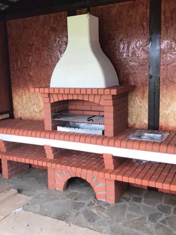 Барбекю из кирпича Элегия 858 с грилем, Химки